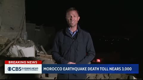 Morocco earthquake death toll nearing 3,000