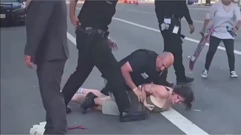Secret Service Tackles Pro-Abortion Protester Getting Too Close to Biden's Motorcade