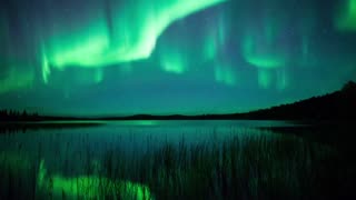 Aurora borealis timelapse Northern lights in Iceland