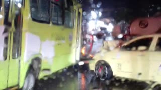 Accidente en Metrolínea en Floridablanca