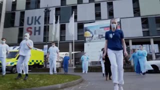 TikTok videos of nurses performing well-choreographed dance routines in hospitals during Convid