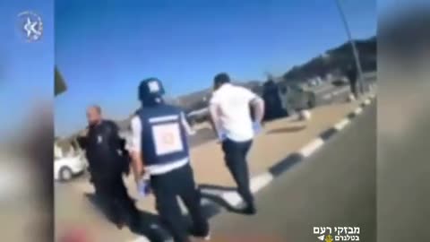 🚨🇮🇱 Israel War | Police Officer's Body Cam in Checkpoint Attack | RCF