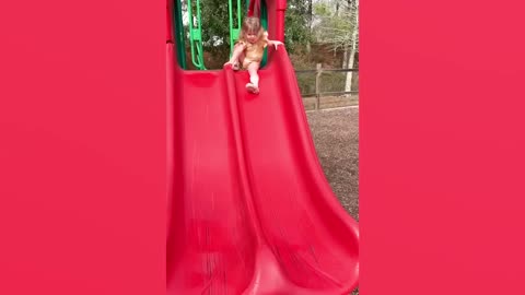 Funny Babies Playing Slide Fails - Cute Baby Videos