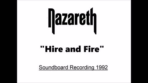 Nazareth - Hire And Fire (Live in Regensburg, Germany 1992) Soundboard