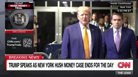 ‘This whole case is just a disaster’_ Trump speaks out while leaving court