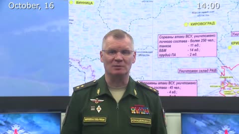 🇷🇺 🇺🇦October 16, 2022,The Special Military Operation in Ukraine Briefing by Russian Defense Ministry