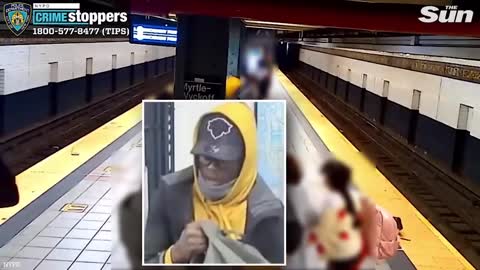 Horror moment man pushed onto Brooklyn subway tracks in 'random attack'