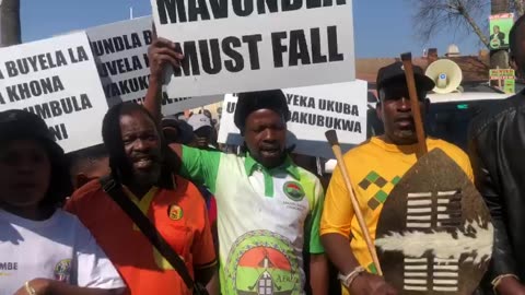 Greytown picket to remove Umvoti local municipality mayor, Philani PG Mavundla