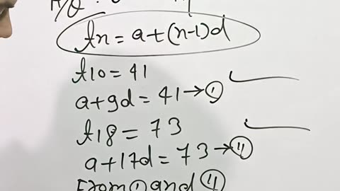 Arithmetic progression class 11th ||mathematics important question ||vvi