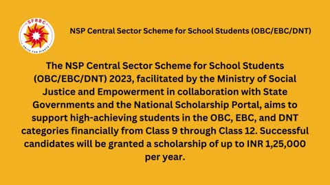 Benefits of applying NSP Central Sector Scheme for students