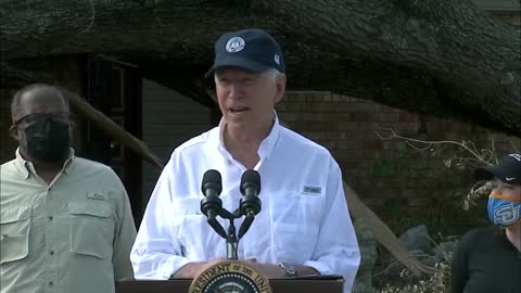 Biden Jumbles Words During Hurricane Ida Speech In Louisiana