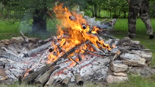 Backyard Brush Burn