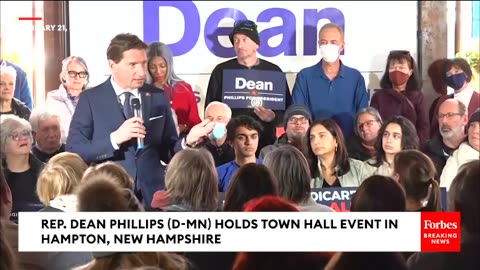 JUST IN- Biden Challenger Dean Phillips Holds Town Hall In New Hampshire With Primary Days Away