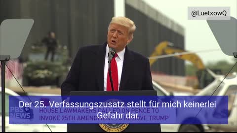 Trump zum 25en Verfassungszusatz