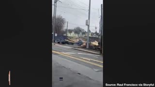 SHOCK VIDEO: Freight Train SLAMS into Tractor-Trailer in NY