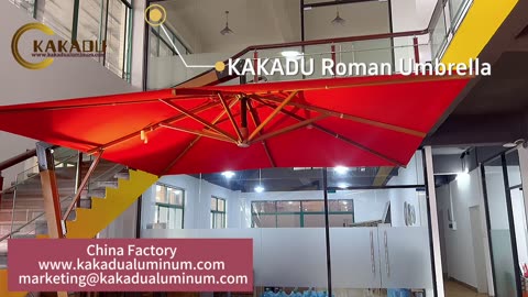 Kakadu Aluminum High Quality Roman Umbrella Durable Aluminum Umbrella