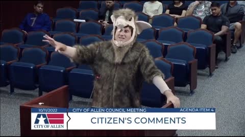 Political Prankster Trolls City Council Dressed as Furry to Call Out Trans Lunacy
