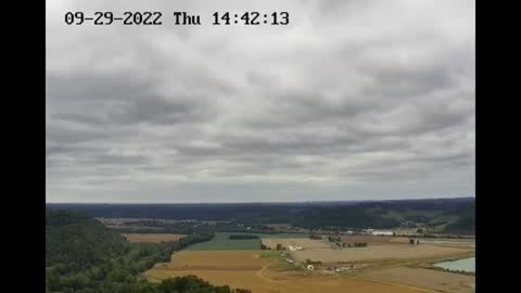 Time Lapse video of Farmer Picking Cornfield from 2 miles away.