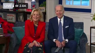 Biden during Christmas 2021: "Let's Go Brandon! I agree"