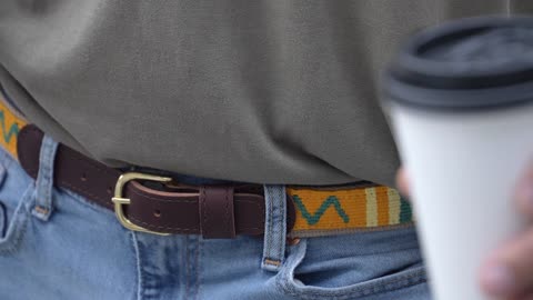 Handmade Cotton and Leather Belts for Men & Women from the a tail we could wag Product Line