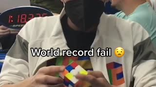 He was so close to the world record 🤯