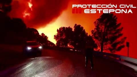 Hundreds evacuated as Spanish wildfire rages