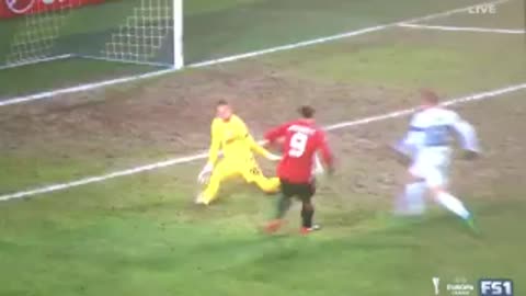 Ibrahimovic scores the 2nd goal vs Zorya