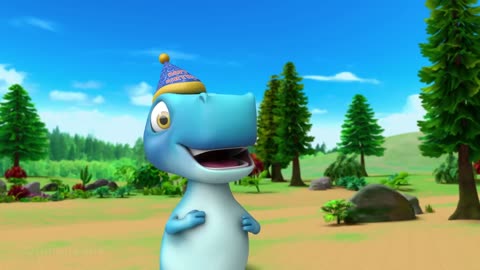 Big and Small Song - Happy Birthday Dinosaur – Jumblikans Toddler Learning Videos
