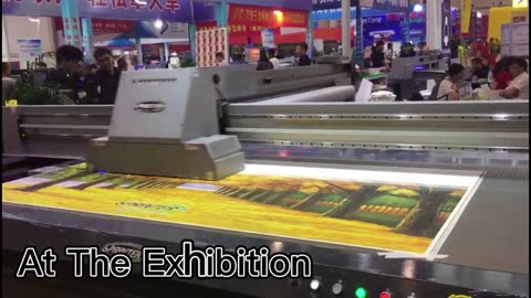 SPRINTER High Speed UV Flatbed Printer 2.7*1.3m with Magnetic Motors and Metal Encoder