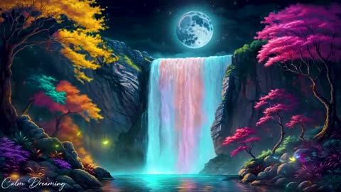 RAINBOW SHINE WATERFALL | Magical Bedtime Melodies: Soothing Sleep Music for Kids