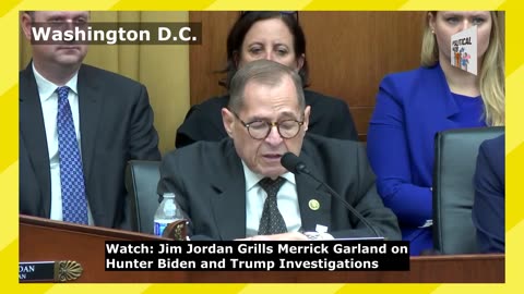 Jim Jordan Grills Merrick Garland on Hunter Biden and Trump Investigations