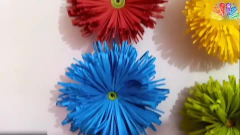 Easy Paper Flowers _ DIY Paper Flowers _ Easy Paper Flower Making _very easy and simple paper craft