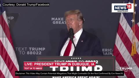 Trump give his powerful speech at bongugux