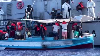 NGO assists dozens of migrants near Italy's Lampedusa