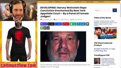 Salty Cracker-Harvey Weinstein Rape Conviction Overturned By New York Appellate Court