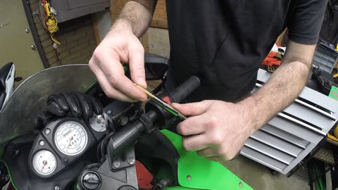Extracting a Rounded Out Screw on the Front Brake Reservoir of a 2011 Ninja 250