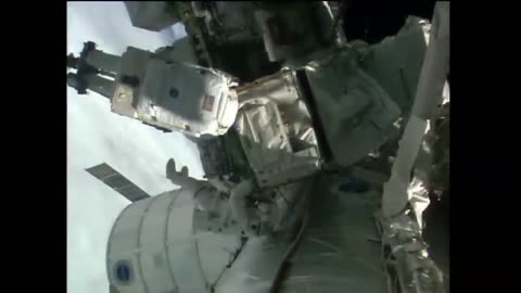 "NASA Astronauts Conduct Historic Spacewalk on ISS"