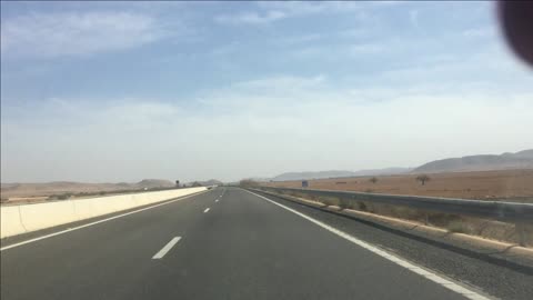 The autoroutes are designed to increase driver safety/highway leading to Oujda east of Morocco
