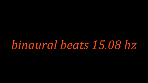 binaural beats 15.08hz PeacefulRhythms BinauralRestorativeSound AudioSphereCalm