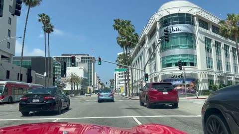 Driving Iconic Wilshire Boulevard in the Z8