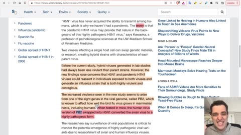 Bill Gates bird flu created in labs in Ukraine - WATCH OUT PEOPLE, WAKEY WAKEY