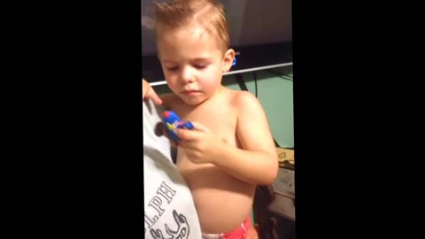 Toddler doesn't want to grow up!