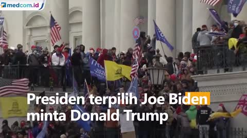 Joe Biden asks Donald Trump to end the riots