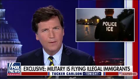 Tucker: DHS Secretly Using Military Air Base to Move Illegals to Unknown Locations