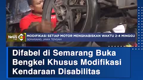 It has disabilities in the Semarang open special modify shops of disability