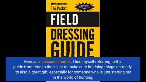 Buyer Reviews: The Ron Cordes Pocket Guide to Field Dressing Game with Steve Gilbert, Big Game,...
