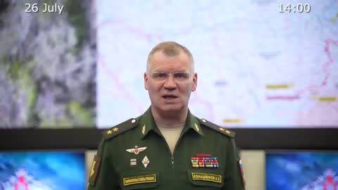 Russian Defence Ministry 2023-07-26 report on the progress of the special military operation