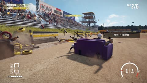 Sofa cars rumble race, Wreckfest game