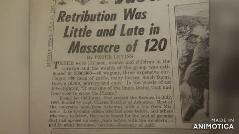 Mountain Meadows Massacre News Paper 1943 Article World War 2