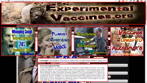 CDC Admits Vaccines Contain Carcinogens